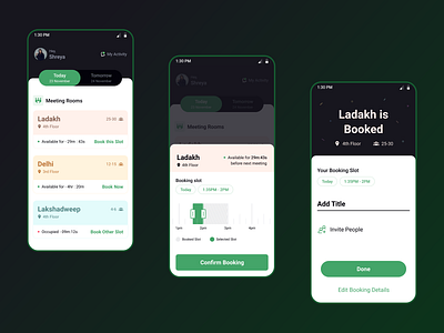 Book Meeting Room animation app app design design interaction interaction design meeting app meeting room meetup ui ux web