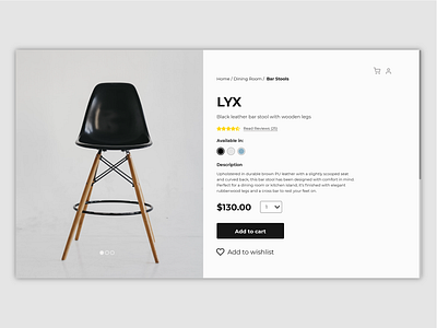 E-Commerce Shop (Single Item) dailyui dailyui 012 dailyuichallenge ecommerce design minimal product page productdesign web design webdesign