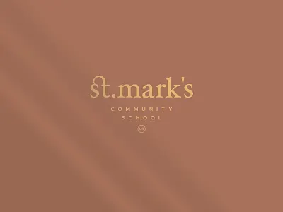 St. Mark's Logo Design branding business classic logo clean corporate identity custom lettering custom type education elegant fashion brand lettermark logo logos logotype luxury logo minimalistic school typogaphy vintage wordmark