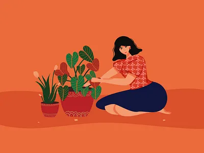 Seed of Hope art artwork character characterdesign characterillustration digitalart digitalillustration graphicdesign illustration illustrator indianwoman patterndesign plant plantillustration vector vector illustration vectorart vectorartwork woman womanillustration