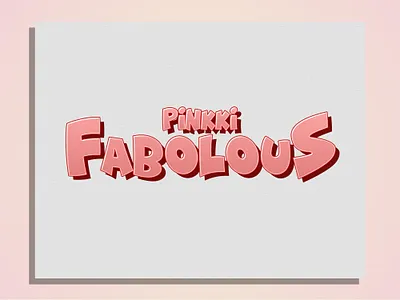 Pinkki Fabo apparel apparel logo branding clothing comic design logo typography vintage vintage logo