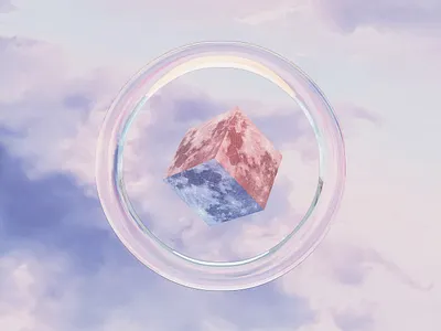 Moon 3d animation art color colors design digitalart motion motion graphic poster