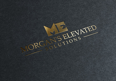 Morgan s Elevated Solutions 2 branding design flat illustration logo minimal website