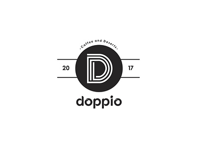 Doppio design identity logo vector web