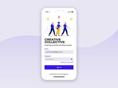 Creative Collective dailyui dailyui 001 sign in ui design uidesign