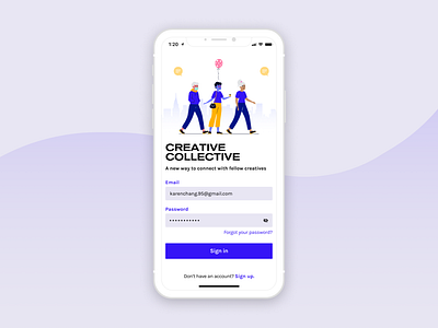 Creative Collective dailyui dailyui 001 sign in ui design uidesign