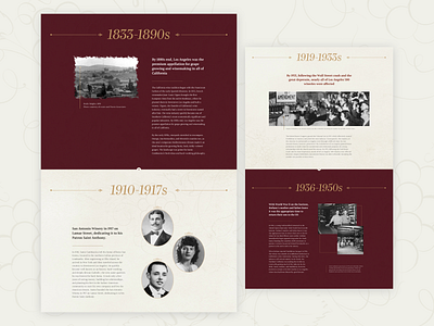 History design ui web