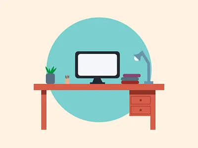 Desk Illustration adobe adobe illustrator artoftheday creative design desk illustration digitalart draw graphic graphicdesign illustration illustrator logo sketch vector vector illustration vectorart
