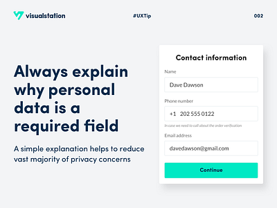 UXTip 002 design agency design community design innovation design thinking design tips human centered design post design product productdesign tips ui user experience ux visualstation