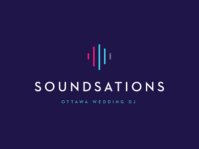 Soundsations | corporate identity brand mark branding branding design corporate identity dj dj branding dj logo logo design logotype music logo soundbar wedding branding wedding industry wedding logo