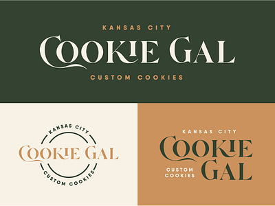 KC Cookie Gal Logo bakery logo brand identity branding cookie kansas city logo logo design logo design branding logos