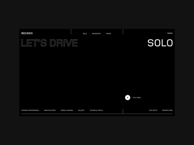 Meccanica — Promo Page brand design inspiration iteraction ui ui design ux ux design web web design