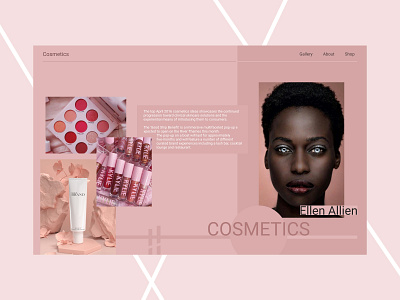 Cosmetics cosmetic cosmetics design designs desing desinger ui design uidesign web webdesign website