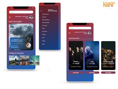 EXPLORE NORWAY | app app design ui ux