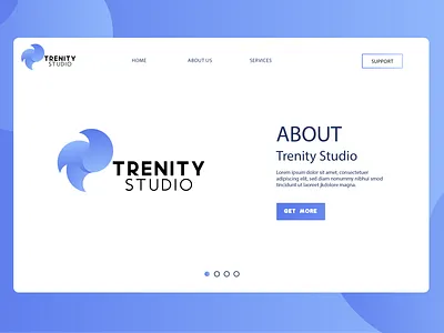 Trenity Modern Agency or Studio logo abstract abstract logo branding concept daily dailylogochallenge design flat graphic design icon illustrator logo logo design logotype modern vector