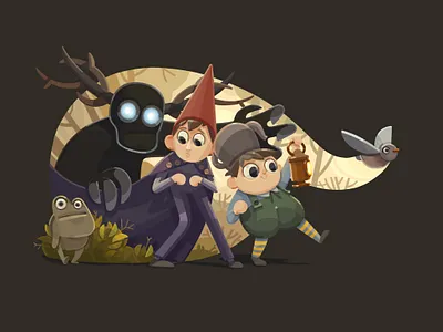 Over the Garden Wall art cg fanart illustration