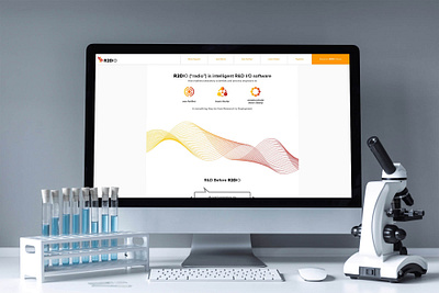 Web design for web app R2DIO by UziMedia custom web design icon design web design