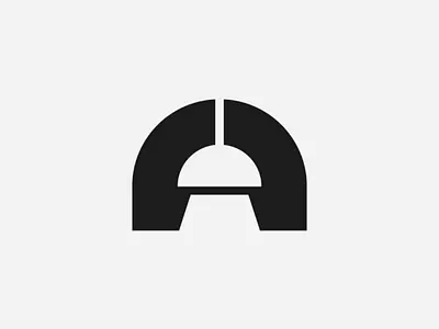 Lamp Symbol brand brand identity branding clean furniture identity identity design ikea lamp light logo logo design luxury minimal minimalistic modern negative space symbol