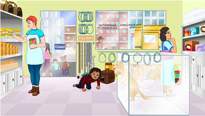 Illustration for Animation animation art background design character animation graphic design illustration sketch story vector