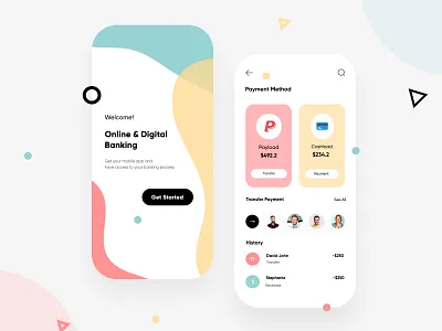 Banking Mobile Application-UX/UI Design app app design banking banking app banking website bankingapp finance finance app financial app fintech fintech app mobile app design mobile design neobanking neobanking app