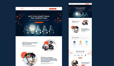 Performance Technology Partners (PTP) - Website Redesign design ui web