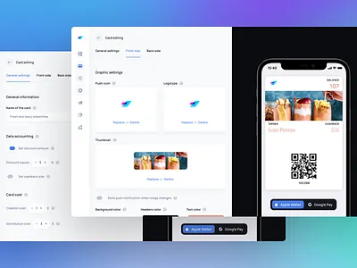LoCards — Card editing app card clean dashboard design design systems figma flat interface minimal mobile modern motion simple typography ui ux web web design webdesign
