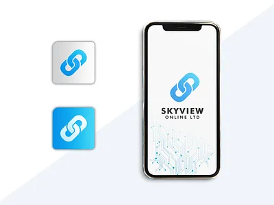 Sky link online Logo link logo link online logo online link logo online service logo sky link logo