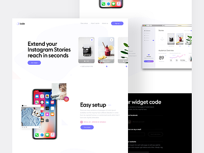 iode app clean design ui ux interface minimal minimalistic product design simple ui white