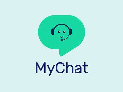 My Chat Logo animation design flat logo minimal