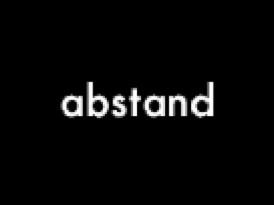 Abstand. art design designchallenge gradient graphicdesign illustration illustrator pixelart typography vector vectorart vectors