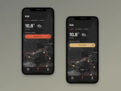 Flash Message dailyui ios mobile product design running app trail trail running ui ui design