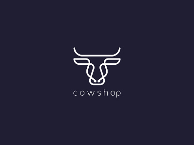 cowshop logo brand design brand identity branding cow cowshop design inspiration graphic design identity branding inspirations logo logo inspiration logo inspire logodesign logos madebyranju milk typography ui ux visual design