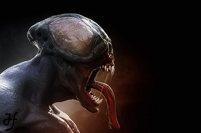 Monster alien character design cinema 4d monster zbrush zbrush pixlogic