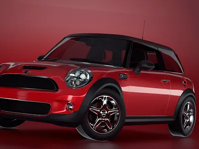 Mini Car 3D Product Visualization 3d product design cinema 4d