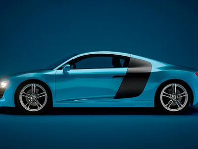 audi r8 poster 3d render 3d product design cinema 4d redshift3d