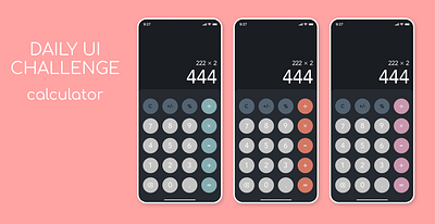 Calculator calculator dailyui dailyuichallenge uidesign uxdesign uxui