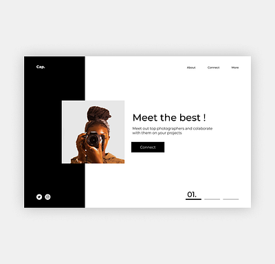 cap design frontend ui ux webdesign website website design