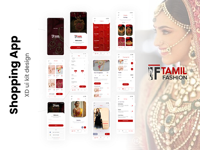 Shopping App Design app app design design illustration mobile app design ux xd design xd ui kit