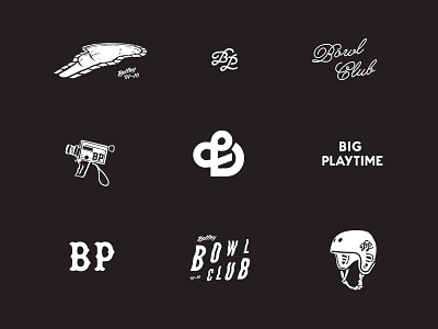 Team Playtime bmx bowl illustration logo