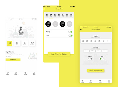 Dr.Car's Lab - Concept App car service