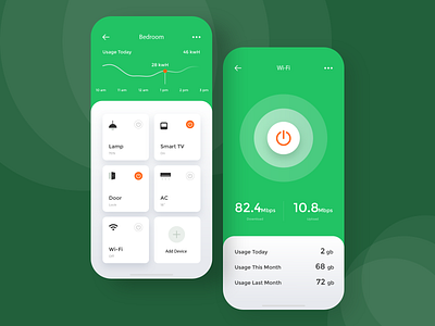 Smart Home Application design android app design home app home appliances home automation ios app design mobile app design mobile ui smart home app ui