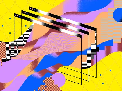 Machine Learning abstract browser data gradients grain machine learning noise texture waves window