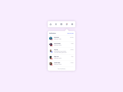 Notifications dailyui dailyuichallenge design drop down notification ui ux