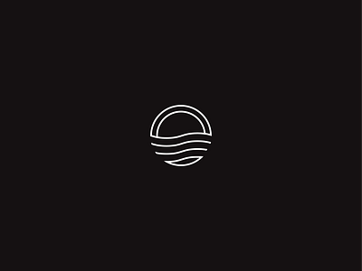 Logomark Concept Sun/01 beach branding circle circle logo circles horizon icon illustration logo logomark minimal minimalist modern ocean sun sunrise sunset thin line water waves