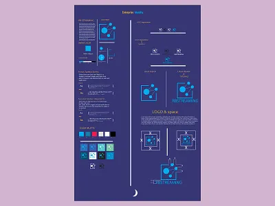 RB STREANING Entrprise identity branding design flat icon logo ui ux web