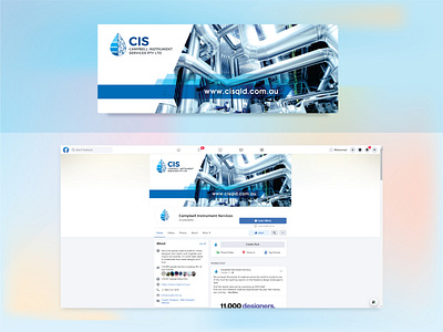 CIS- Facebook Cover Design for a water plant based industrial Co brand identity branding branding concept branding design conceptual logo facebook facebook ad facebook ads facebook banner facebook cover logo design logo mark modern logo social media social media banner social media branding social media design social media pack social media templates social network