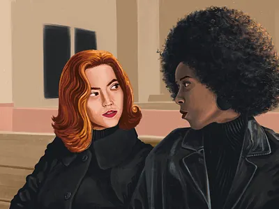 The Queen's Gambit ♟️ anya taylorjoy anya taylorjoy friends illustration illustration art illustrator ipadpro ipadproart orphans pank.in pankaj juvekar pankdesigns procreate procreate art queensgambit switzerland thequeensgambit zurich