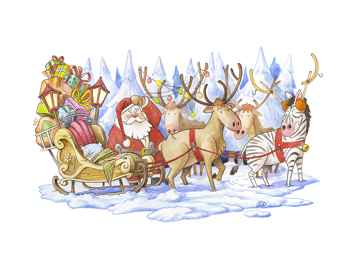 Example of Santa Claus's trouble