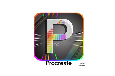 Procreate logo getcreativewithprocreate procreate