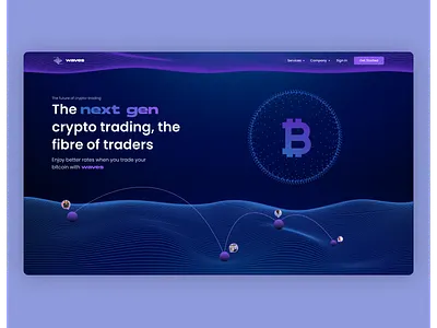 Crypto Currency Landing page crypto crypto exchange cryptocurrency design illustration vector